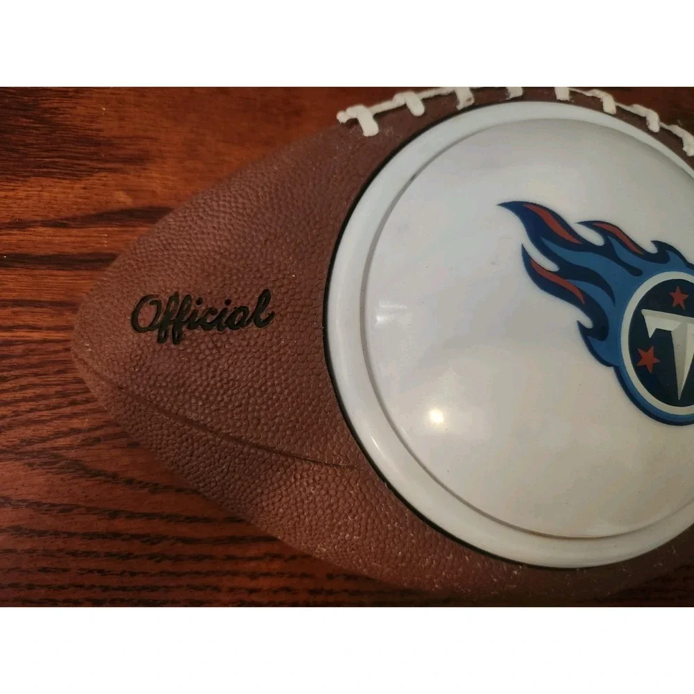 NFL Wall Mounted Football With‎ Touch Light Tennessee Titans TN Ceramic